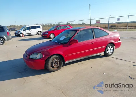 2000 Honda Civic Ex z USA, uszkodzony, nr VIN 1HGEJ8247YL089496
